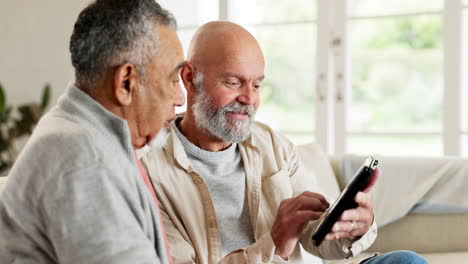 Talking,-phone-or-senior-men-on-social-media