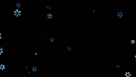 snow flake loop animation