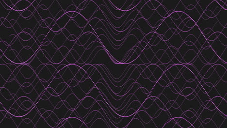 patrón de ondas azules simétricas sobre un fondo negro