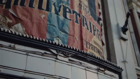vintage theater facade