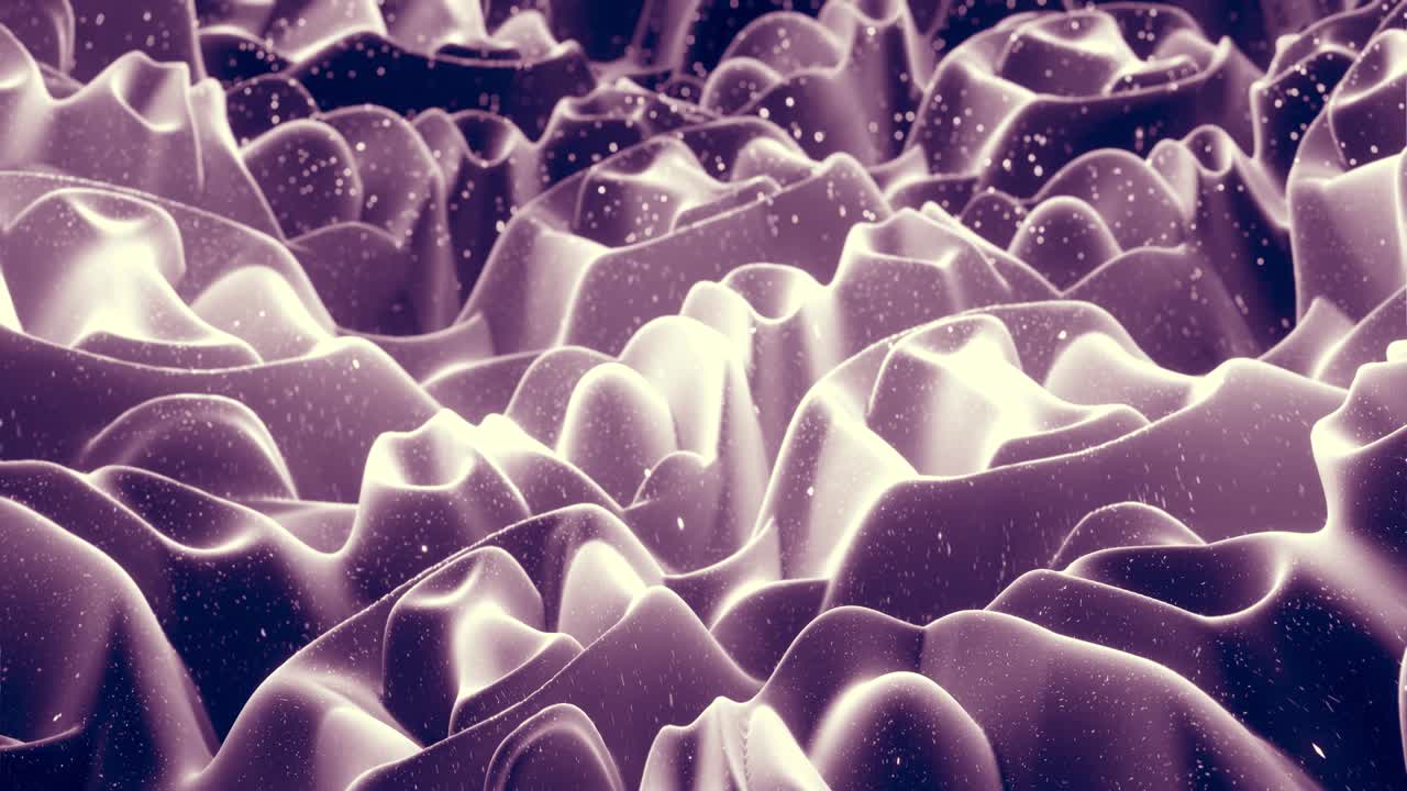 부드러운 검은색 매트 재료의 추상적인 파동은 빛의 내부 반임과 모핑 표면에 반이는 모양으로, 풍경이나 지형과 같은 추상적인 기하학적 표면은 3d 노이즈를 추출하거나 이동시니다.