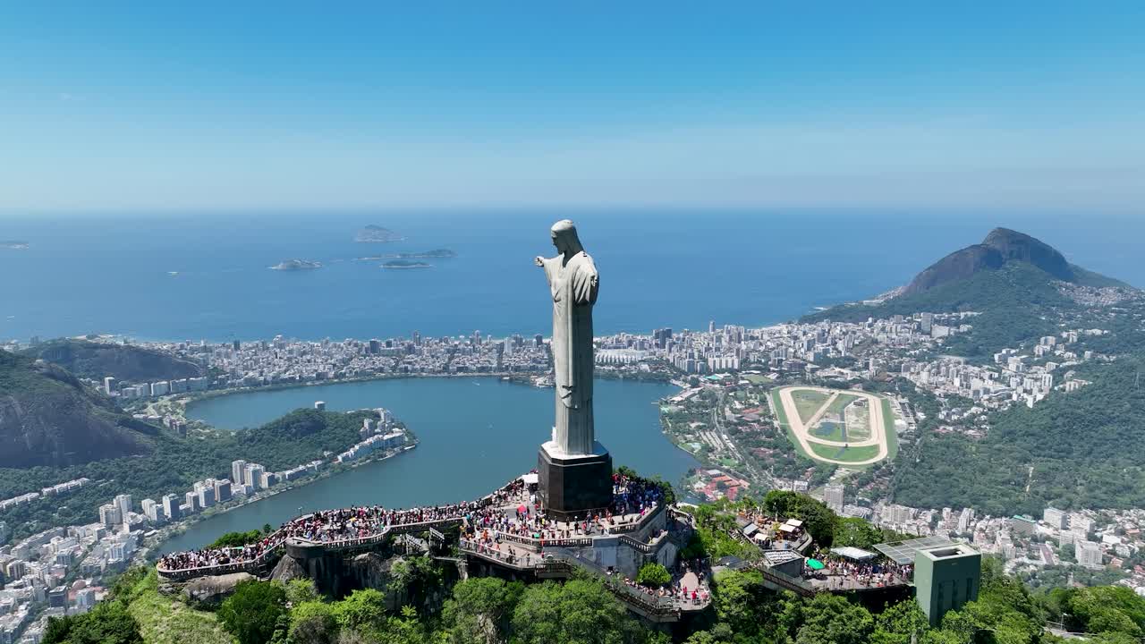 cristo redentor no corcovado no rio de janeiro brasil