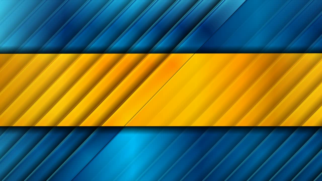 azul brillante naranja rayas abstractas fondo de movimiento corporativo