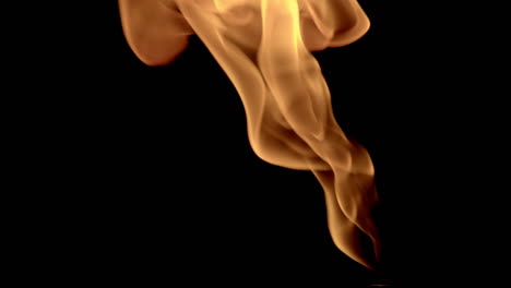 clothlike flowy fire loop flame on firestick in dark