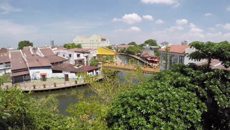 4k time-lapse melaka city downtown