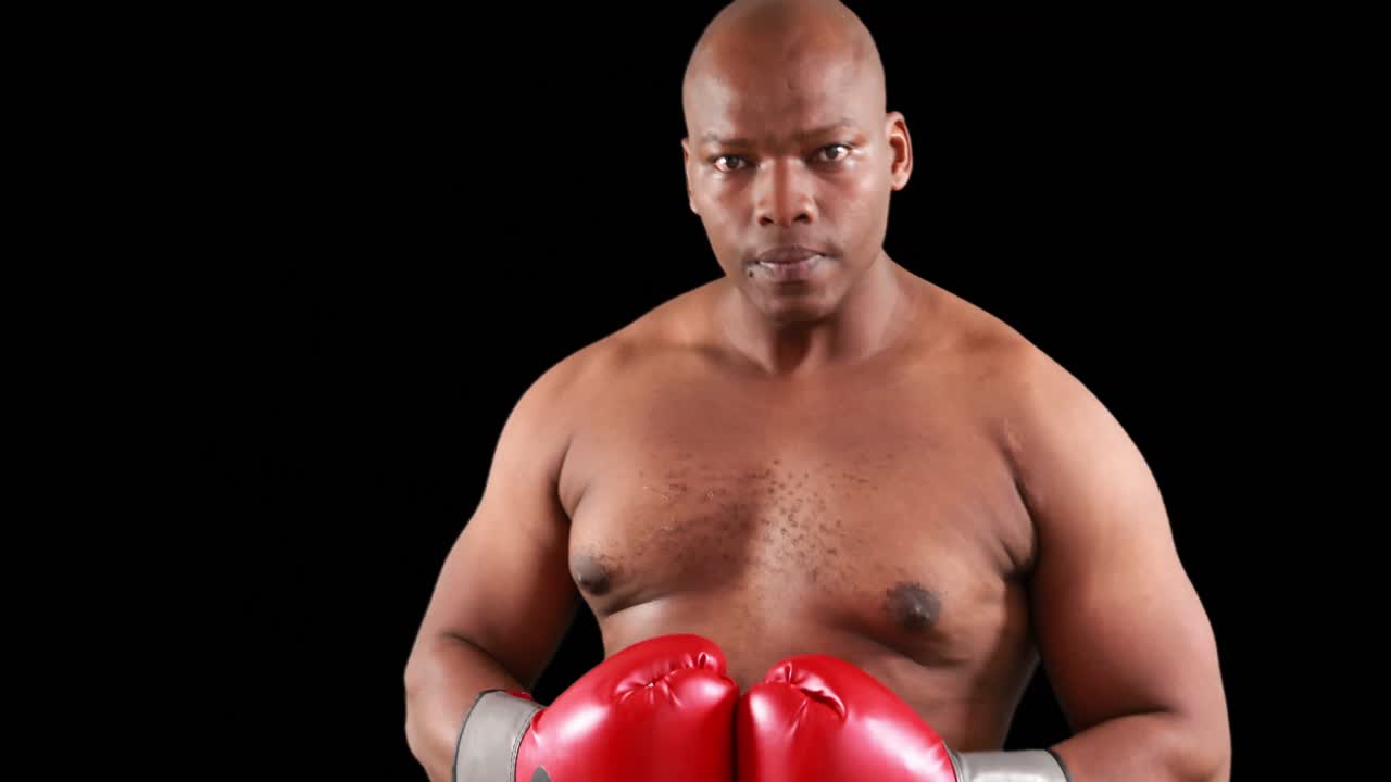 boxeo de culturistas para la cámara