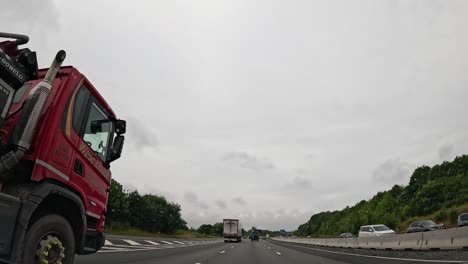 vehicles traveling on a highway in birmingham