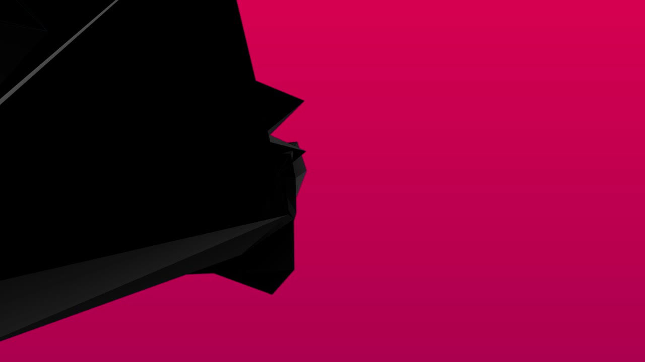 3d black abstract background