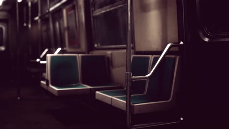 empty public transit subway metro train