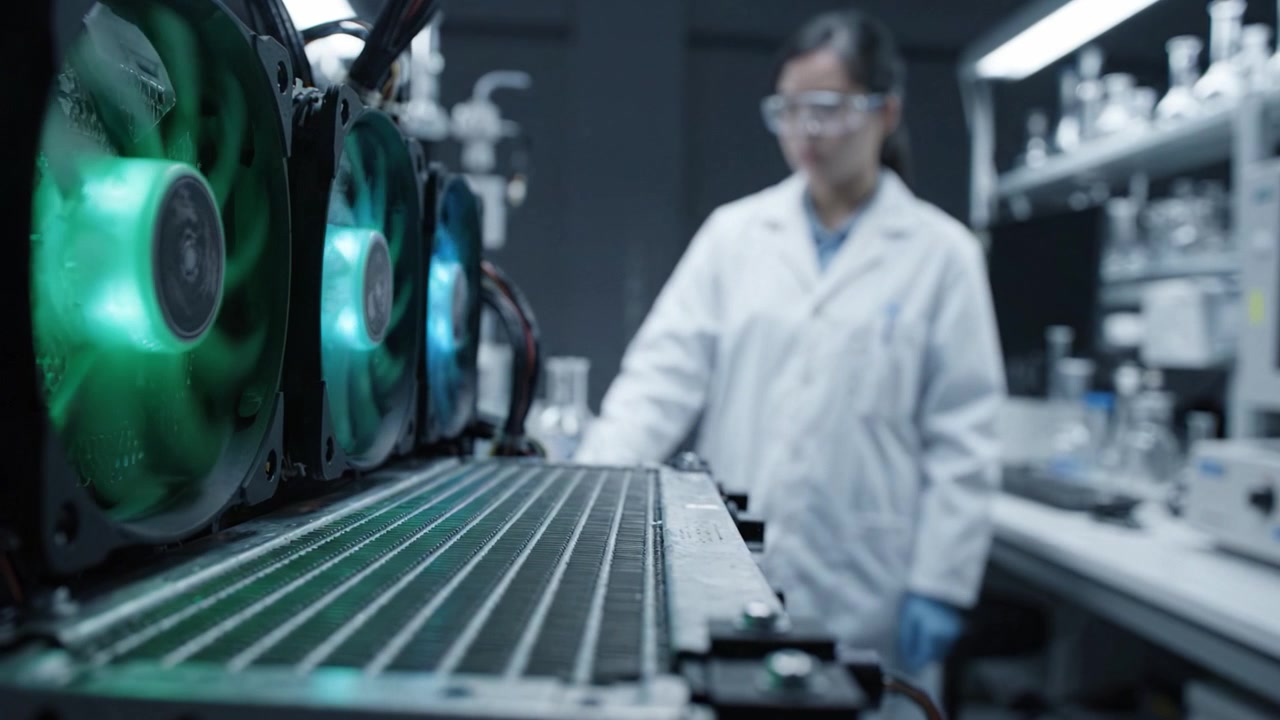 Advanced Cooling Technology in a Laboratory Focused on Thermal Management Systems for Efficient Heat Dissipation and Enhanced Performance of Electronic Devices