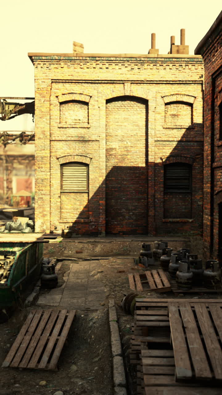 버려진 산업 공장