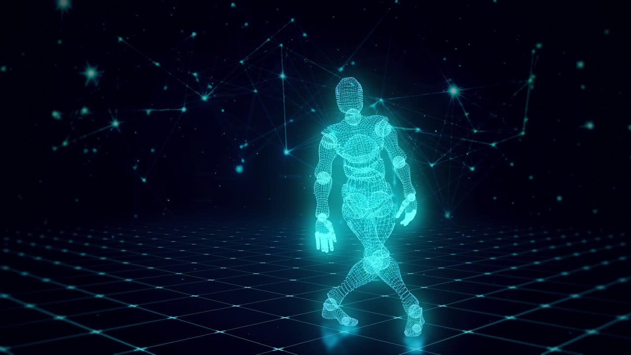 사이버네틱 휴머노이드 (cybernetic humanoid) 가 미래의 환경에서