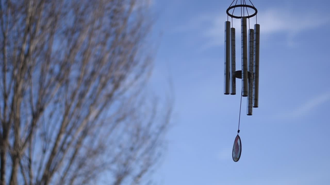 오후의 바람에 불어오는 바람 소리