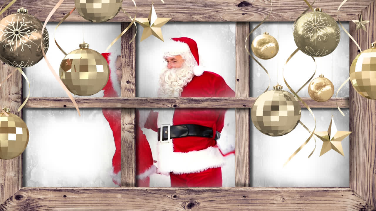 paisaje de invierno visto a través de la ventana