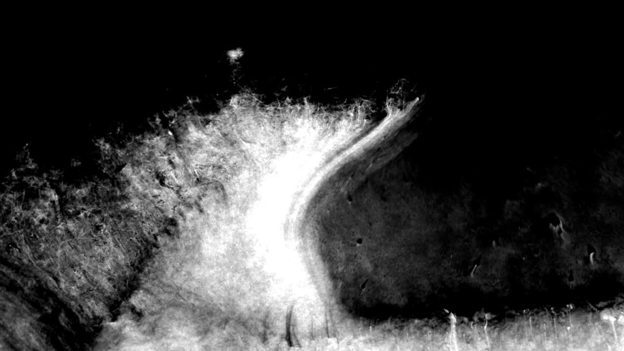 색 배경에 검은색 잉크 방울 디자인