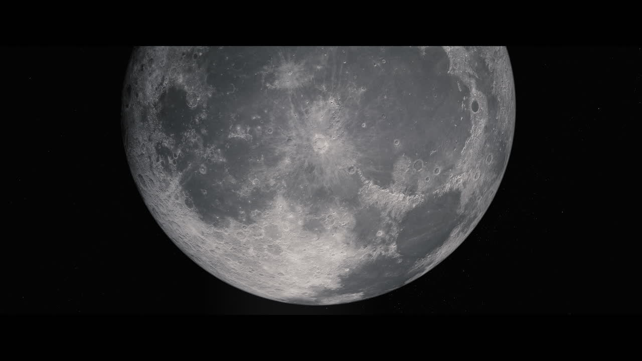 Moon viewed from space