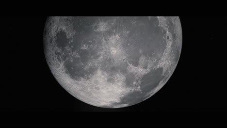 moon viewed from space