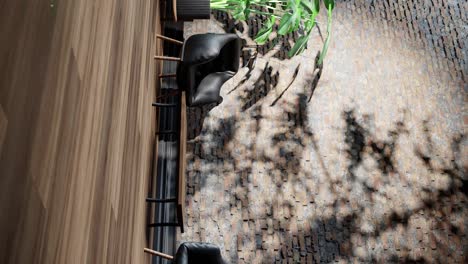 vertical-interior-design-modern-apartment-living-room-with-sofa-couch-and-tree-plant-shade-palm-on-apartment-wall-animation-3d-rendering