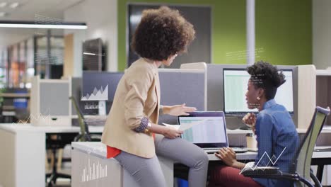 sobre profesionales de los negocios que trabajan en un entorno de oficina.