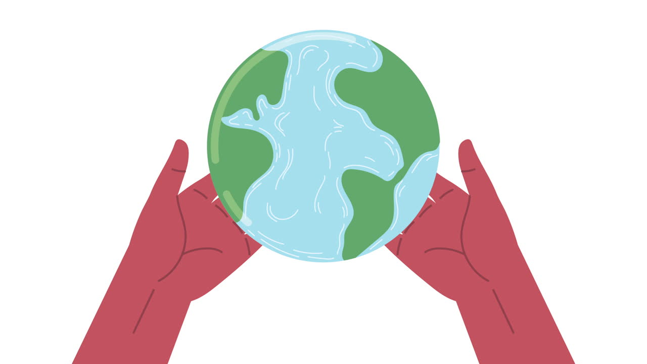 las manos levantando el mundo planeta tierra ecología