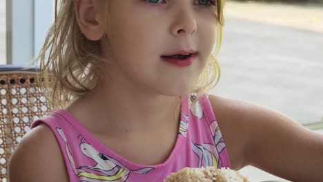 child eating a meal