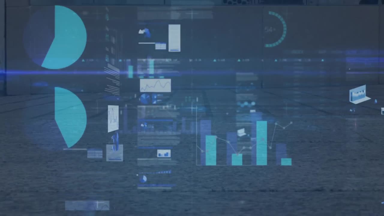 animación de las estadísticas sobre las personas que caminan