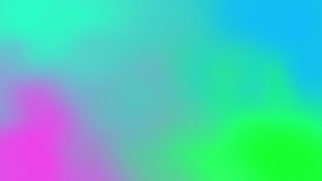 animación de vibrantes formas abstractas verdes, azules y púrpuras en movimiento