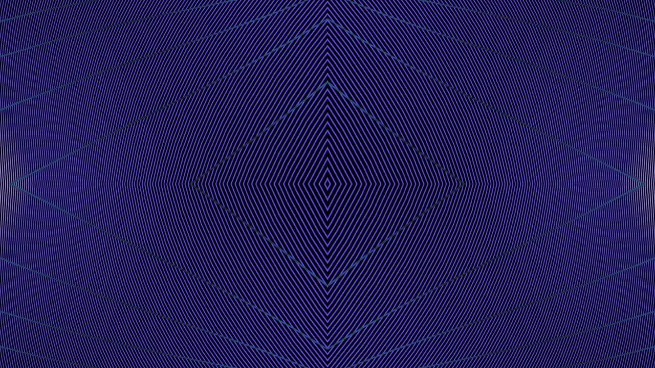 Mosaic abstract movement of violet lines.