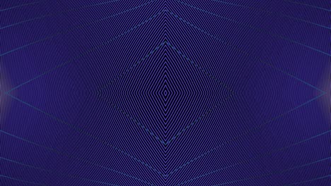 mosaic abstract movement of violet lines.