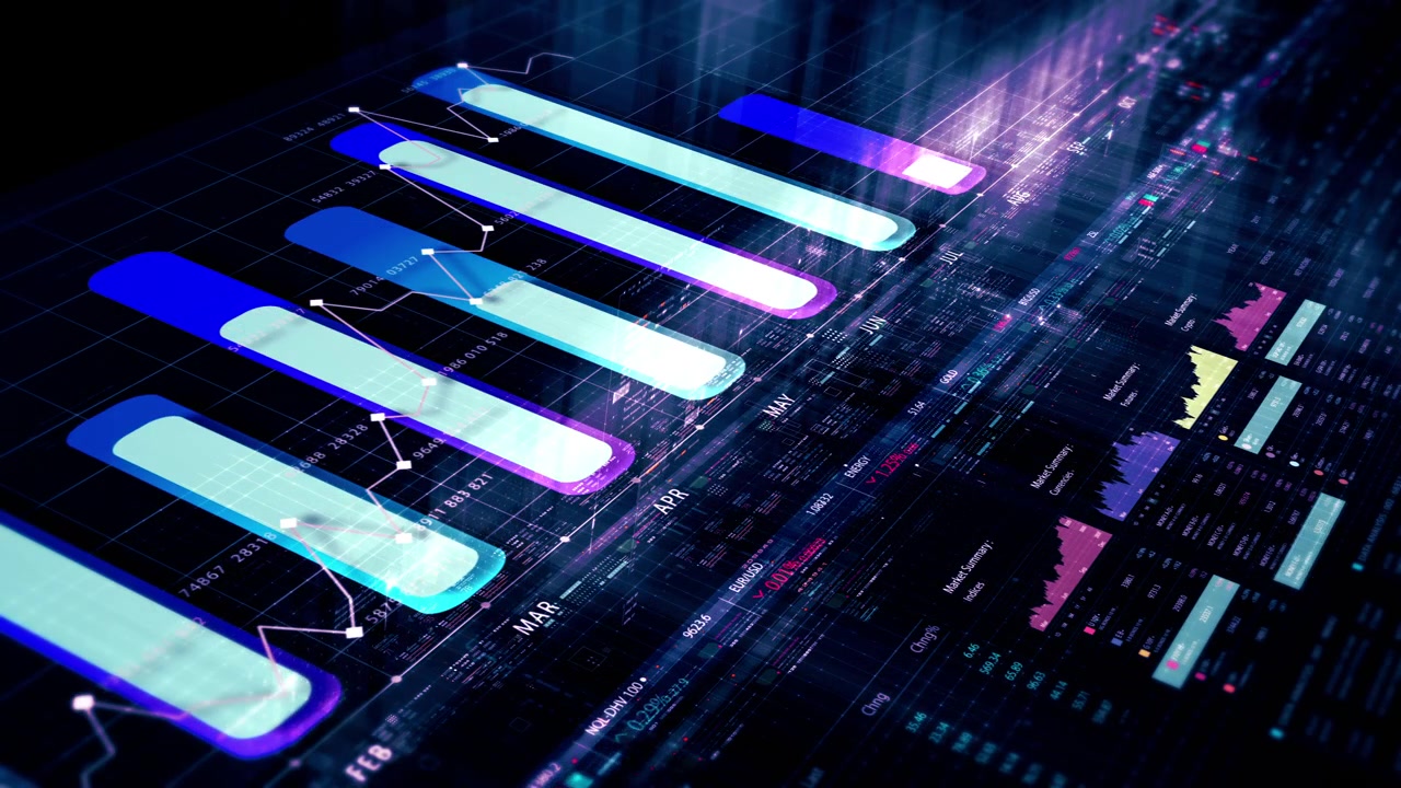 Images dynamiques de données pour les infographies d’entreprise, les graphiques animés et les informations basées sur les données pour une maquette de réunion d’affaires. Explorez le monde du trading, des bourses et des cryptomonnaies.