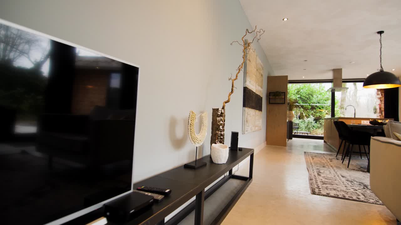 The interior of a modern house