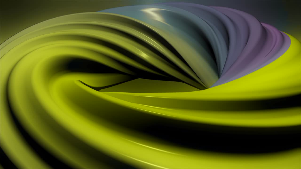 3d formas abstractas mínimas continuamente en bucle de una manera sin costuras. animación centrada con fondo. reflexiones sutiles y movimiento hipnótico