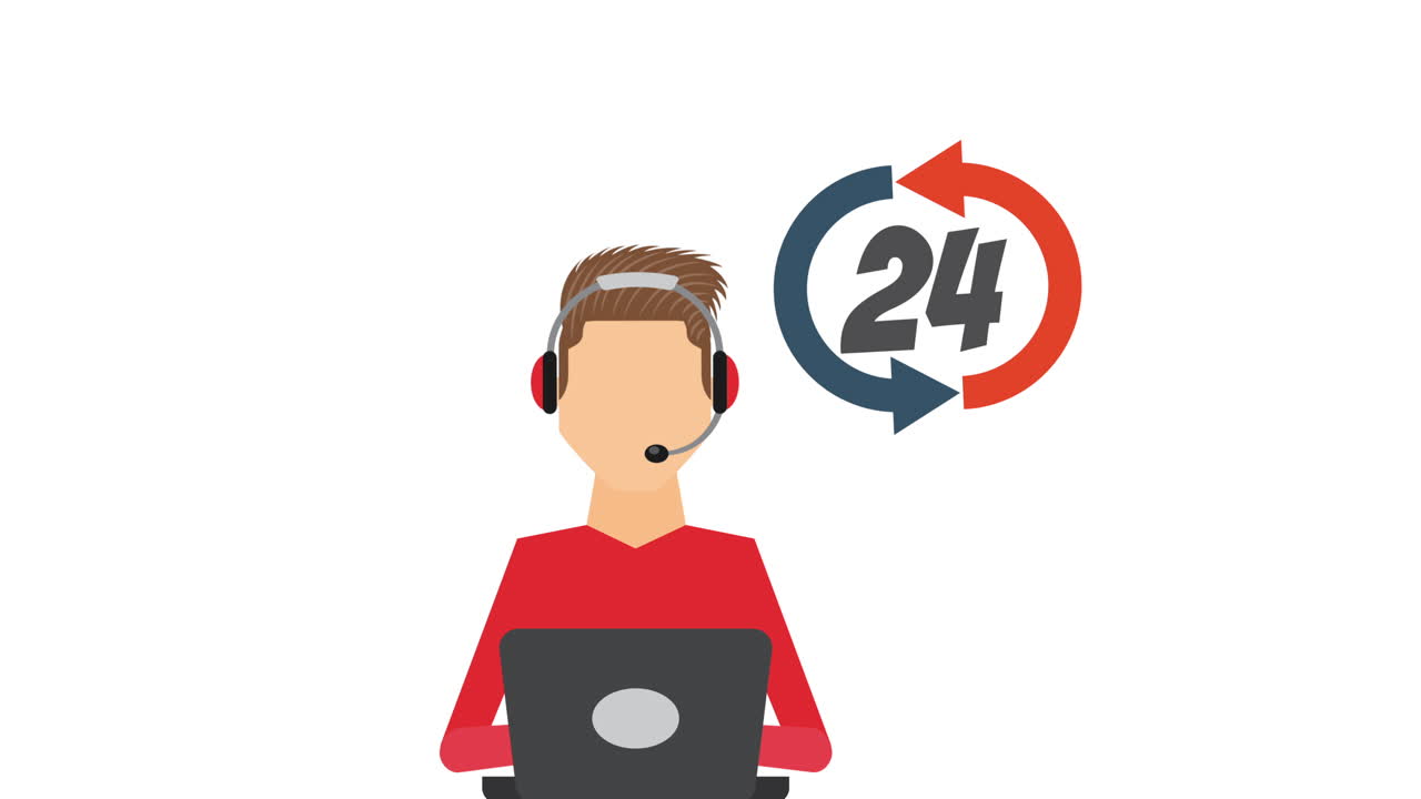 joven empresario trabajando con una computadora portátil