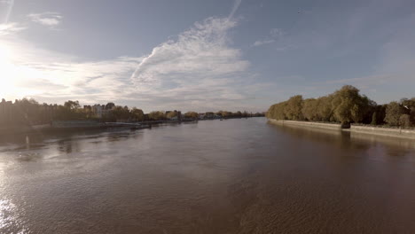 Vista-Del-Río-Támesis,-Londres,-Reino-Unido