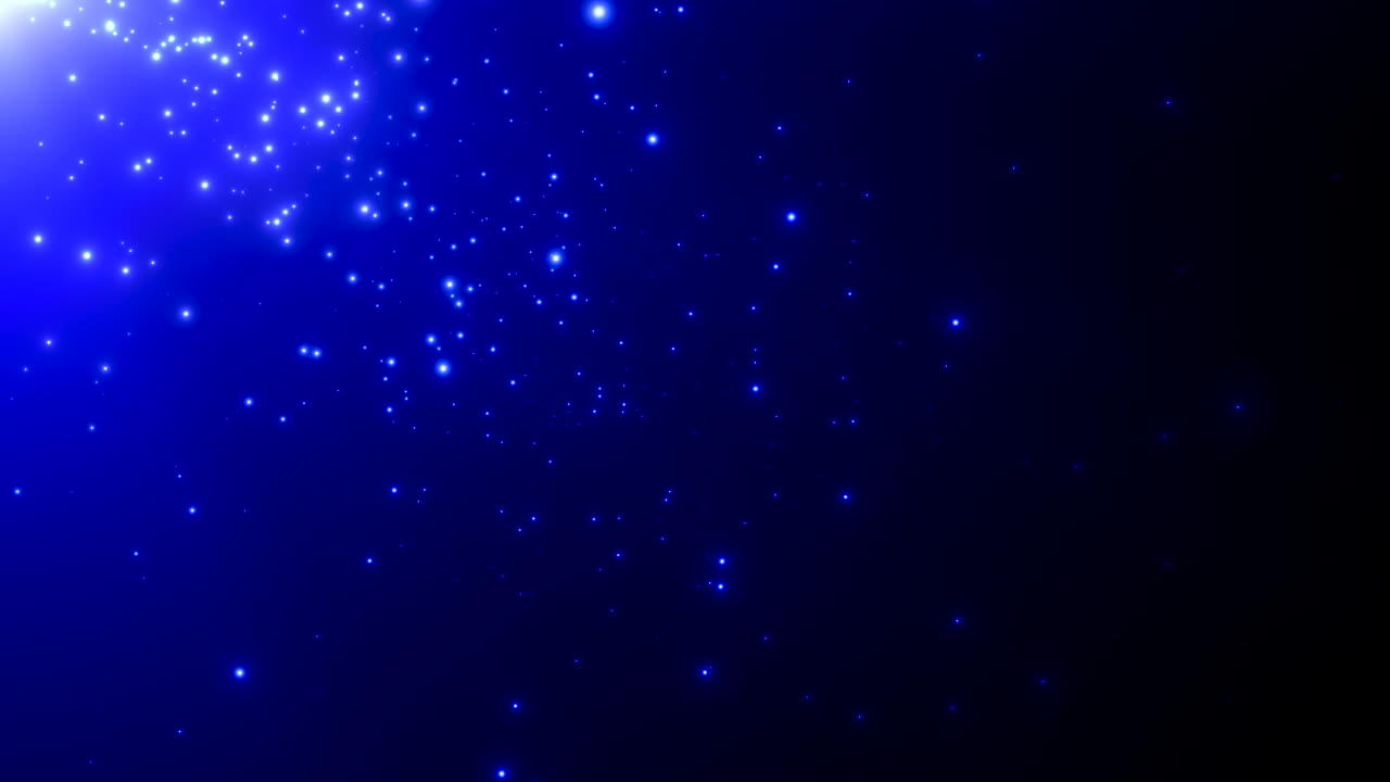 Stelle blu e scintillii in una galassia scura e profonda 2