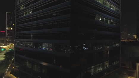 modern office building at night