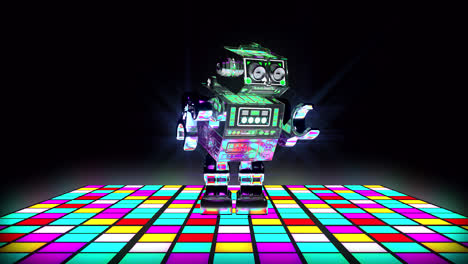 Discoteca-Baile-Retro-Robot