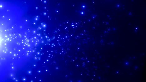 motion blue particles and stars in galaxy abstract background 1