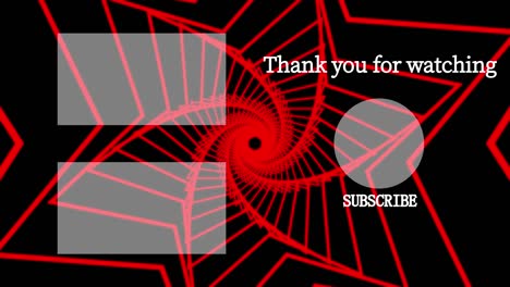 shape continuous progress end card ending screen motion graphics