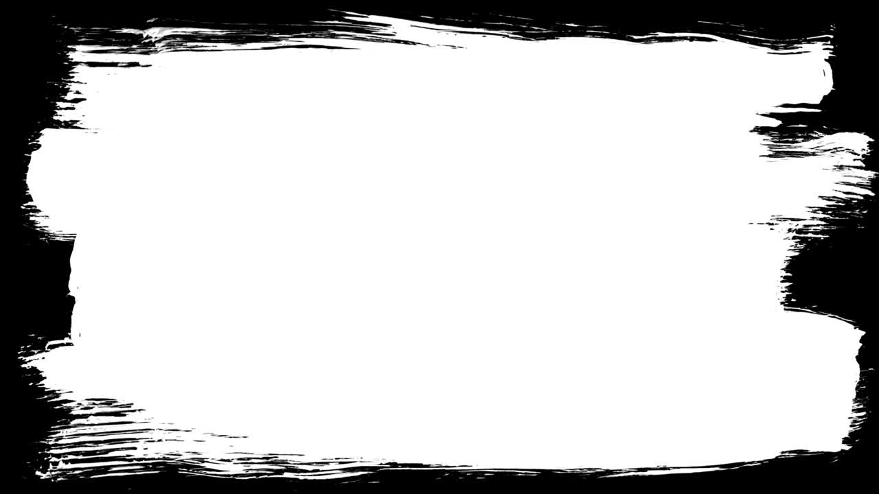 Animated White Brush Stroke Paint Wipe Transition