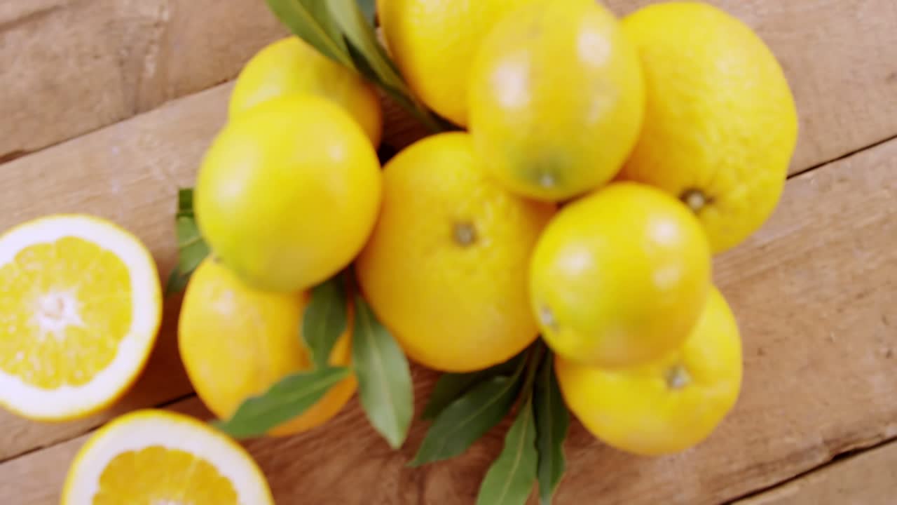 Overhead of sweet limes