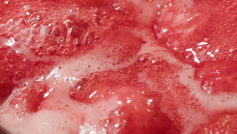 Boiling Strawberries for Jam