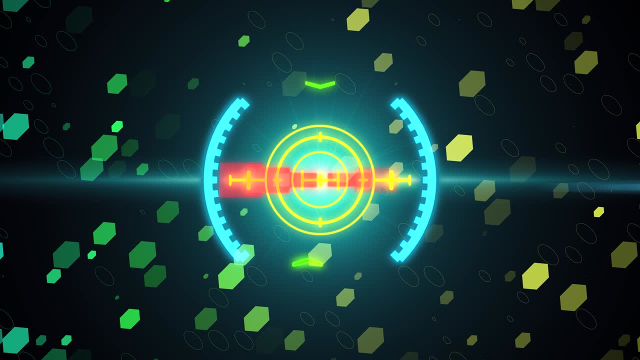 허드 스페이스 시트 요소 모션 그래픽