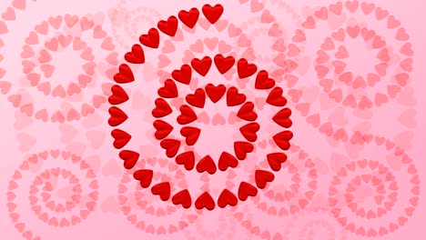 abstract background - heart shape helix.