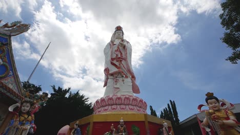 big statue of holy quan yin, goddess of mercy