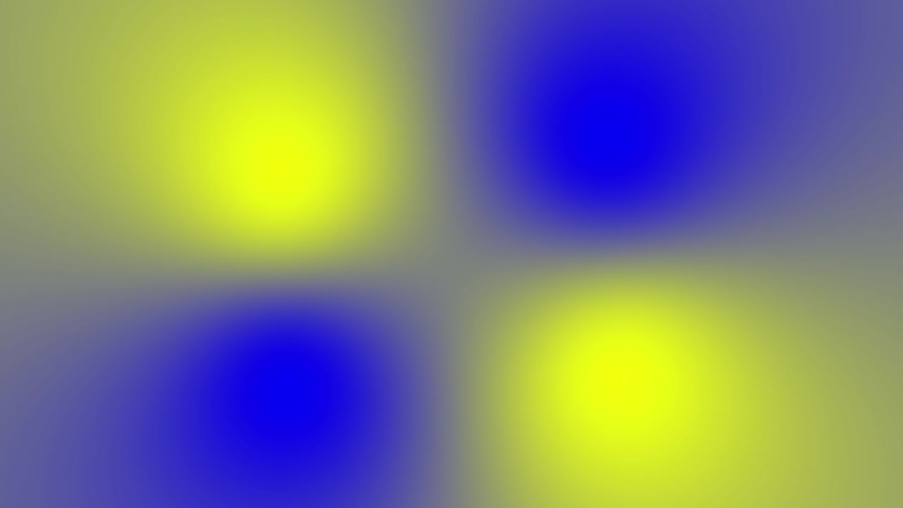 movimiento de colores de gradiente holográfico abstracto con cuatro colores diferentes