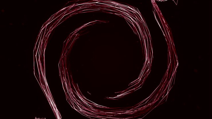 Diseño espiral abstracto rojo