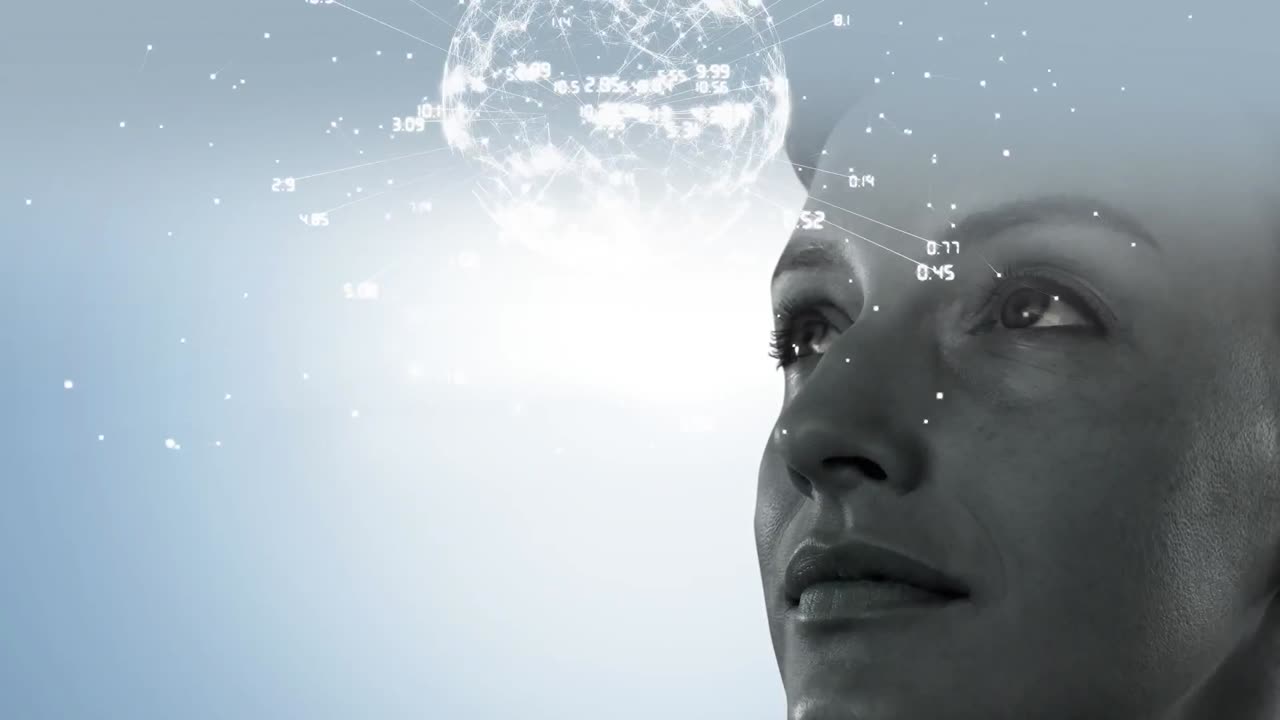 girando el globo con datos y red de conexión