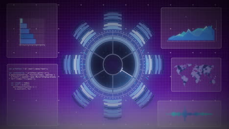 Animation-Der-Datenverarbeitung-über-Diagramme-Und-Scope-Scanning