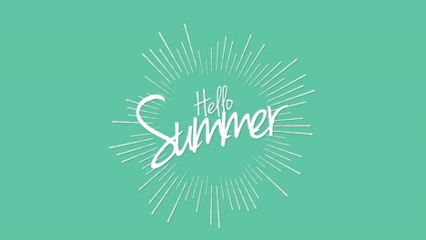 Hello-Summer-on-green-gradient-with-retro-lines